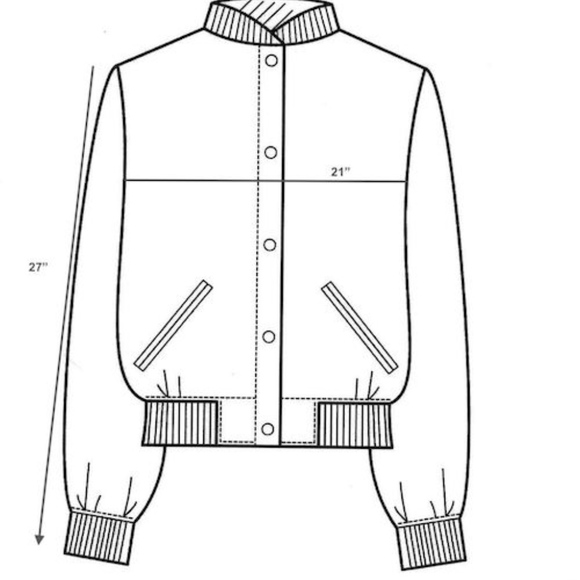 Maison Kitsune Navy Bomber Jacket - Picture 6 of 7